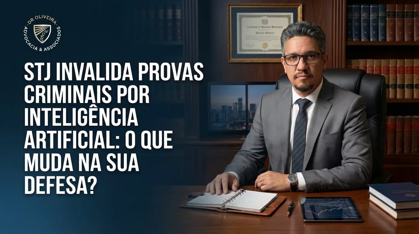 STJ Invalida Provas Criminais por Inteligência Artificial: O Que Muda na Sua Defesa?