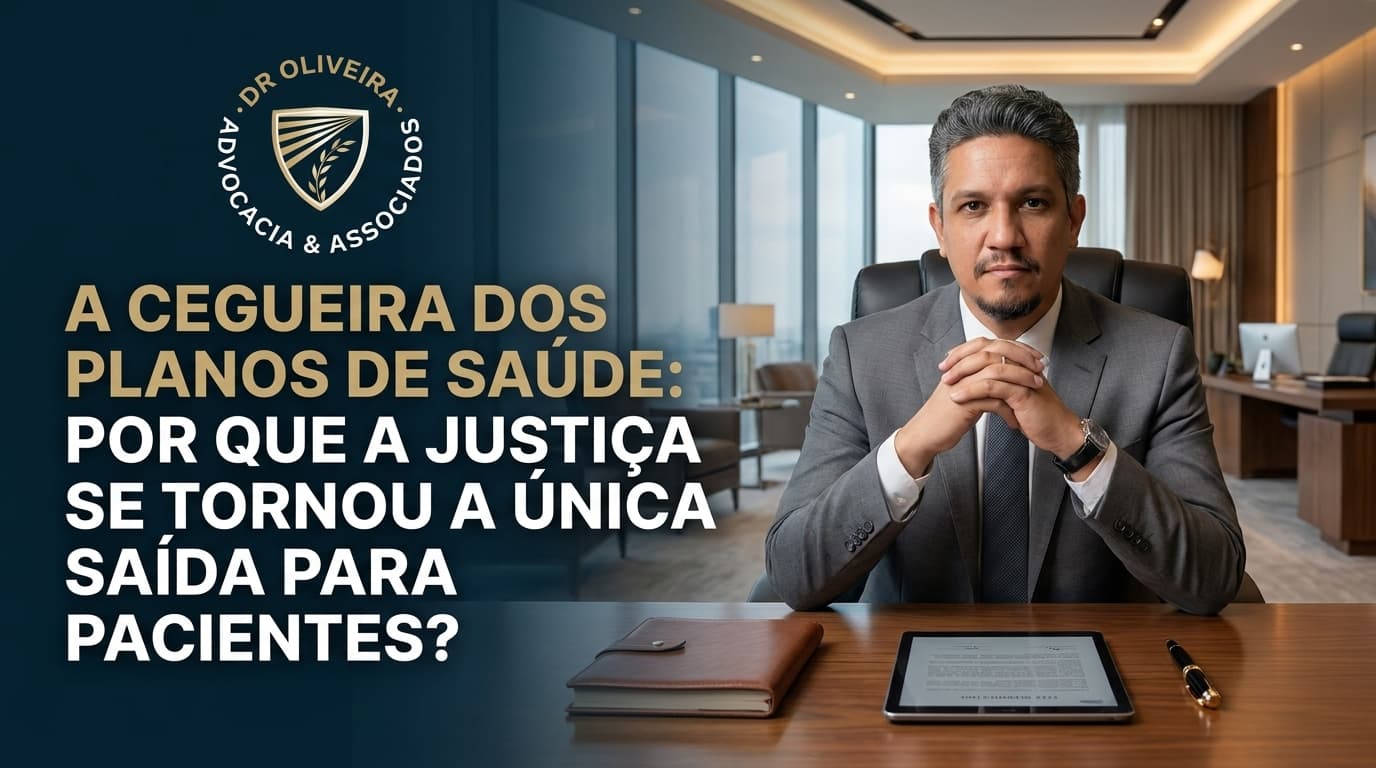 A Cegueira dos Planos de Saúde: Por Que a Justiça se Tornou a Única Saída para Pacientes?