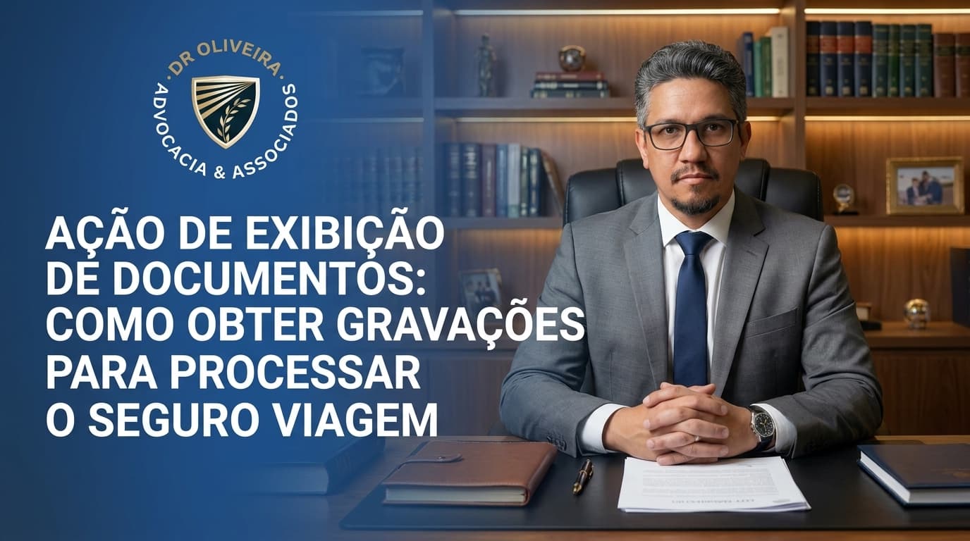 Ação de Exibição de Documentos: Como Obter Gravações para Processar o Seguro Viagem