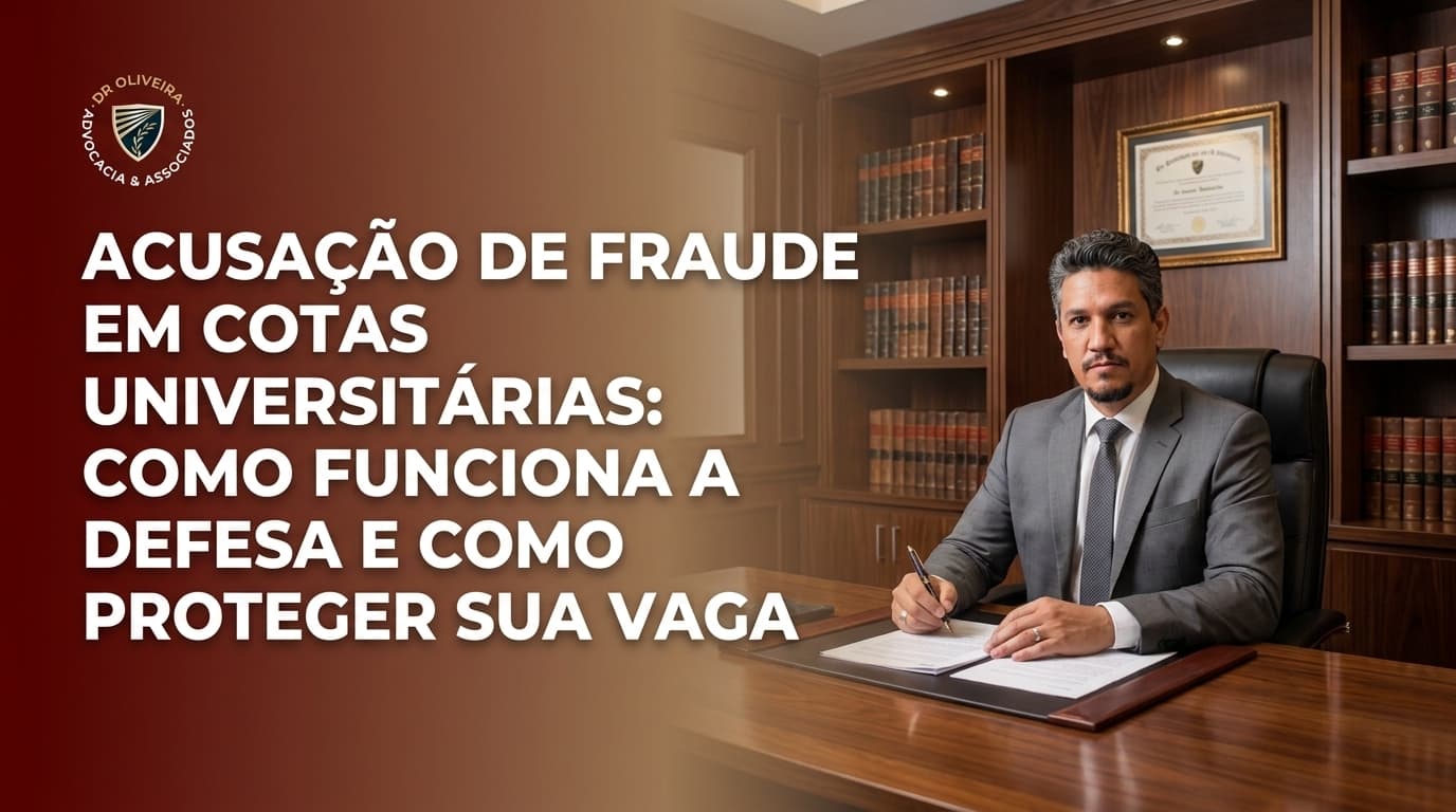 Acusação de Fraude em Cotas Universitárias: Como Funciona a Defesa e Como Proteger Sua Vaga