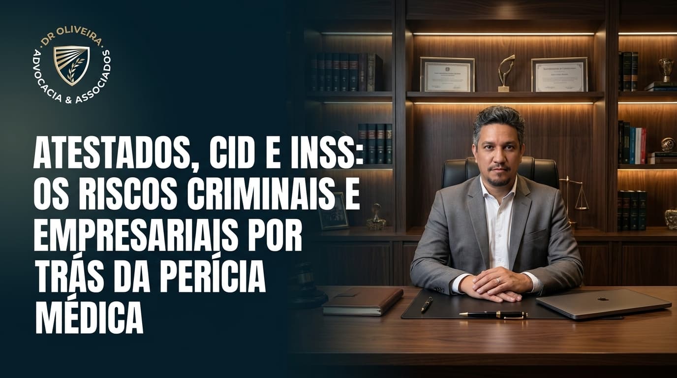 Atestados, CID e INSS: Os Riscos Criminais e Empresariais por Trás da Perícia Médica