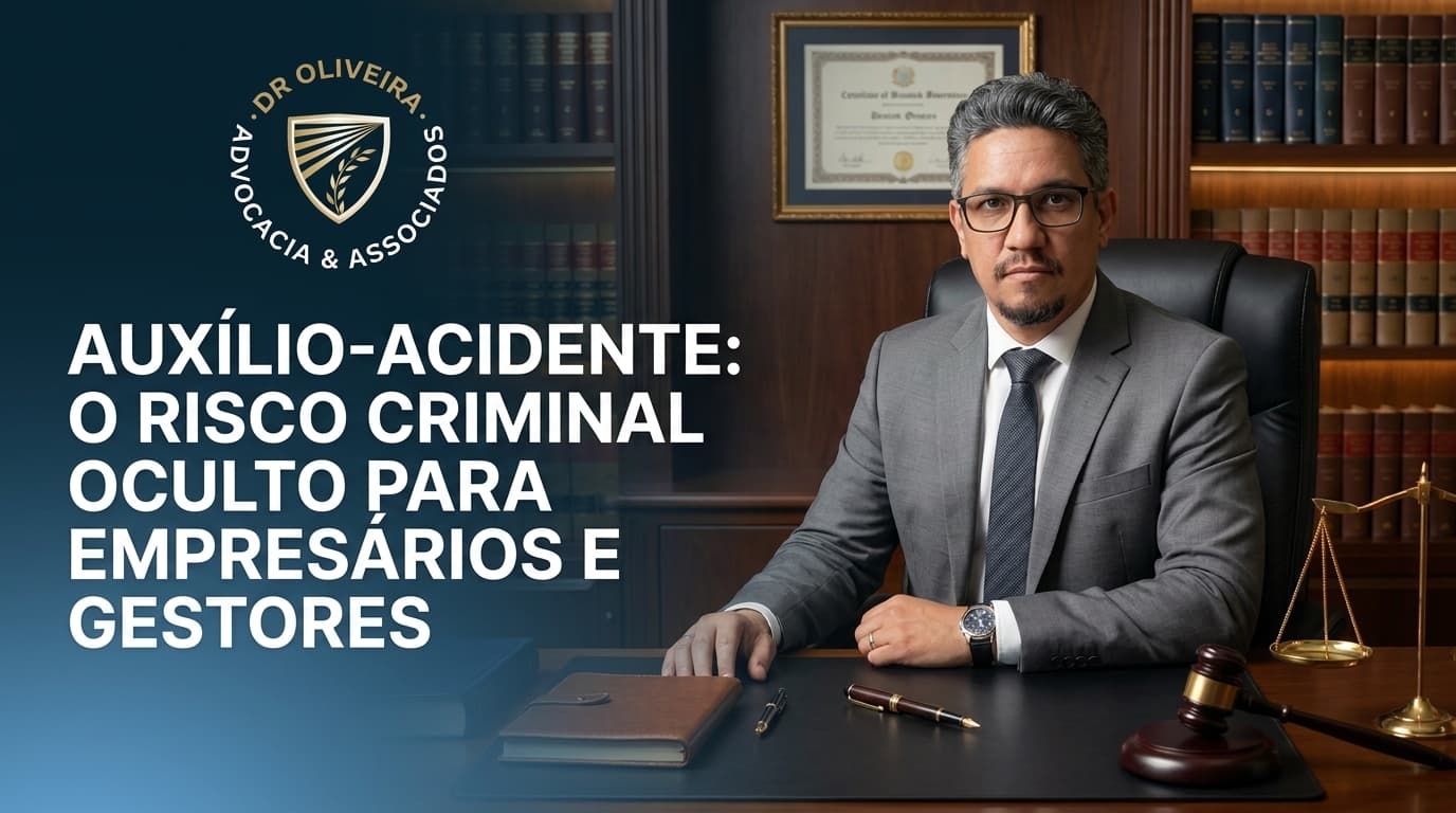 Auxílio-Acidente: O Risco Criminal Oculto para Empresários e Gestores