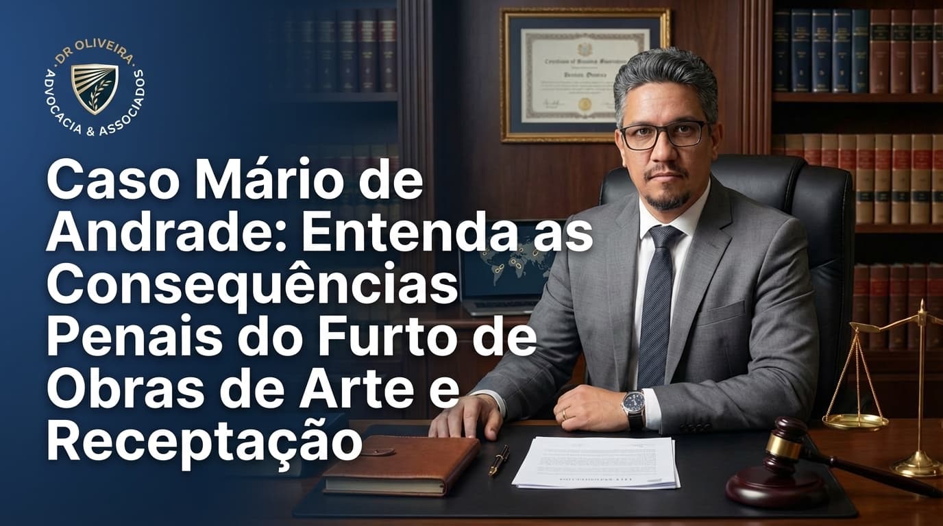 Caso Mário de Andrade: Entenda as Consequências Penais do Furto de Obras de Arte e Receptação