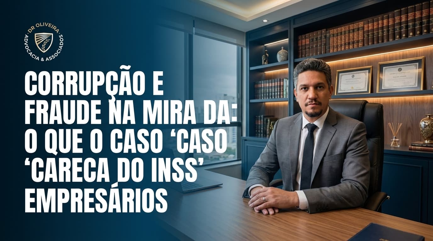 Corrupção e Fraude na Mira da PF: O Que o Caso 'Careca do INSS' Ensina a Empresários
