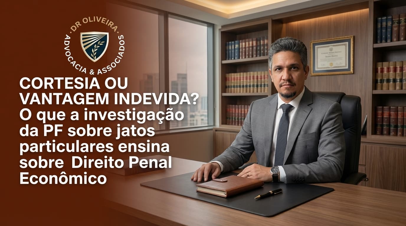 Cortesia ou Vantagem Indevida? O que a investigação da PF sobre jatos particulares ensina sobre Direito Penal Econômico