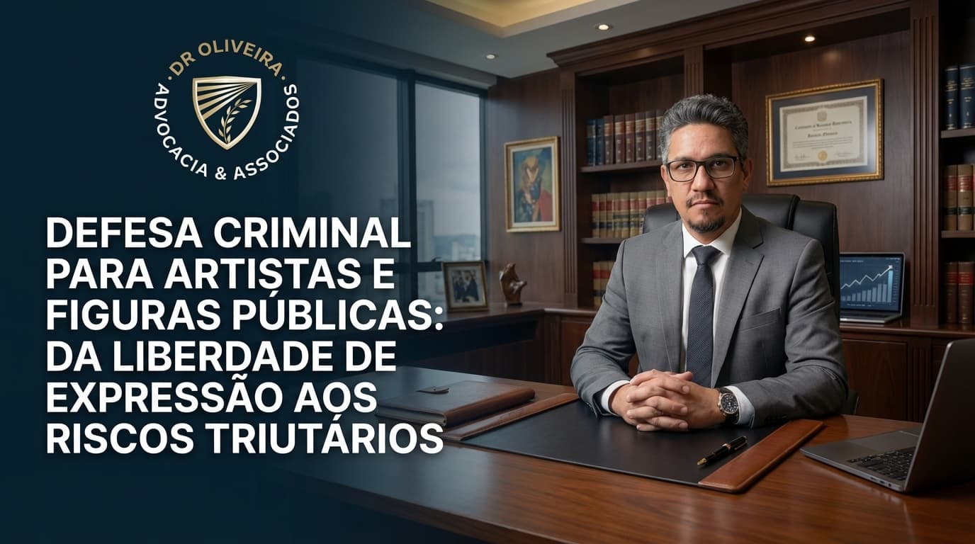 Defesa Criminal para Artistas e Figuras Públicas: Da Liberdade de Expressão aos Riscos Tributários