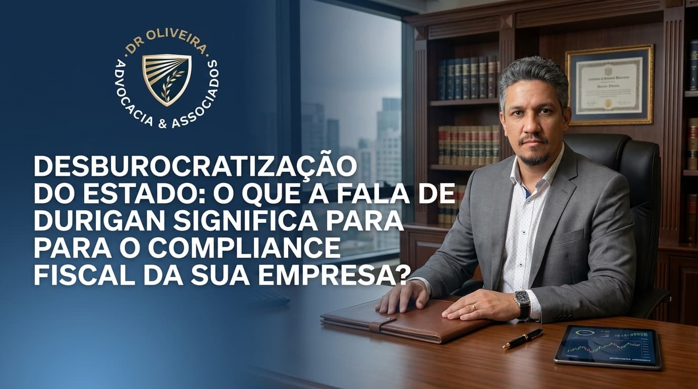 Desburocratização do Estado: O Que a Fala de Durigan Significa para o Compliance Fiscal da Sua Empresa?