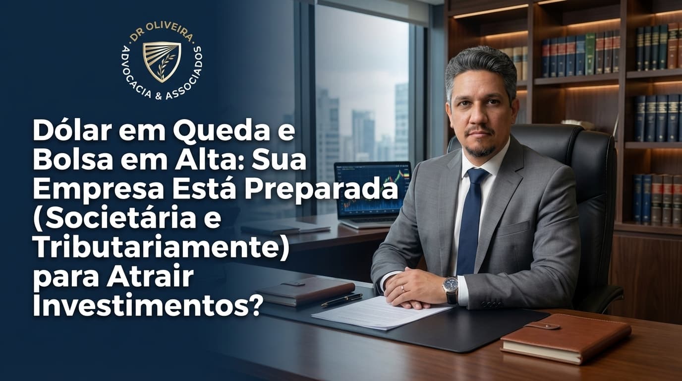 Dólar em Queda e Bolsa em Alta: Sua Empresa Está Preparada (Societária e Tributariamente) para Atrair Investimentos?