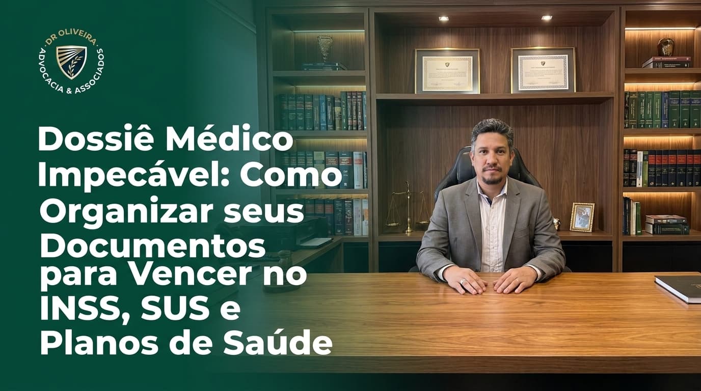 Dossiê Médico Impecável: Como Organizar seus Documentos para Vencer no INSS, SUS e Planos de Saúde