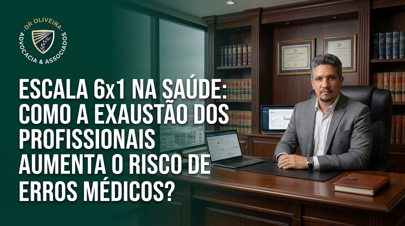 Escala 6x1 na Saúde: Como a exaustão dos profissionais aumenta o risco de erros médicos?