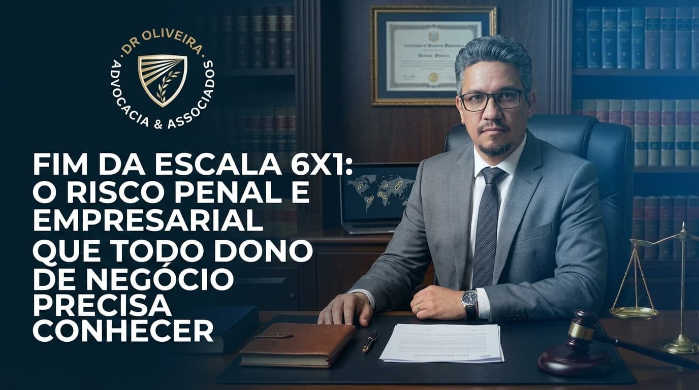 Fim da Escala 6x1: O Risco Penal e Empresarial que Todo Dono de Negócio Precisa Conhecer