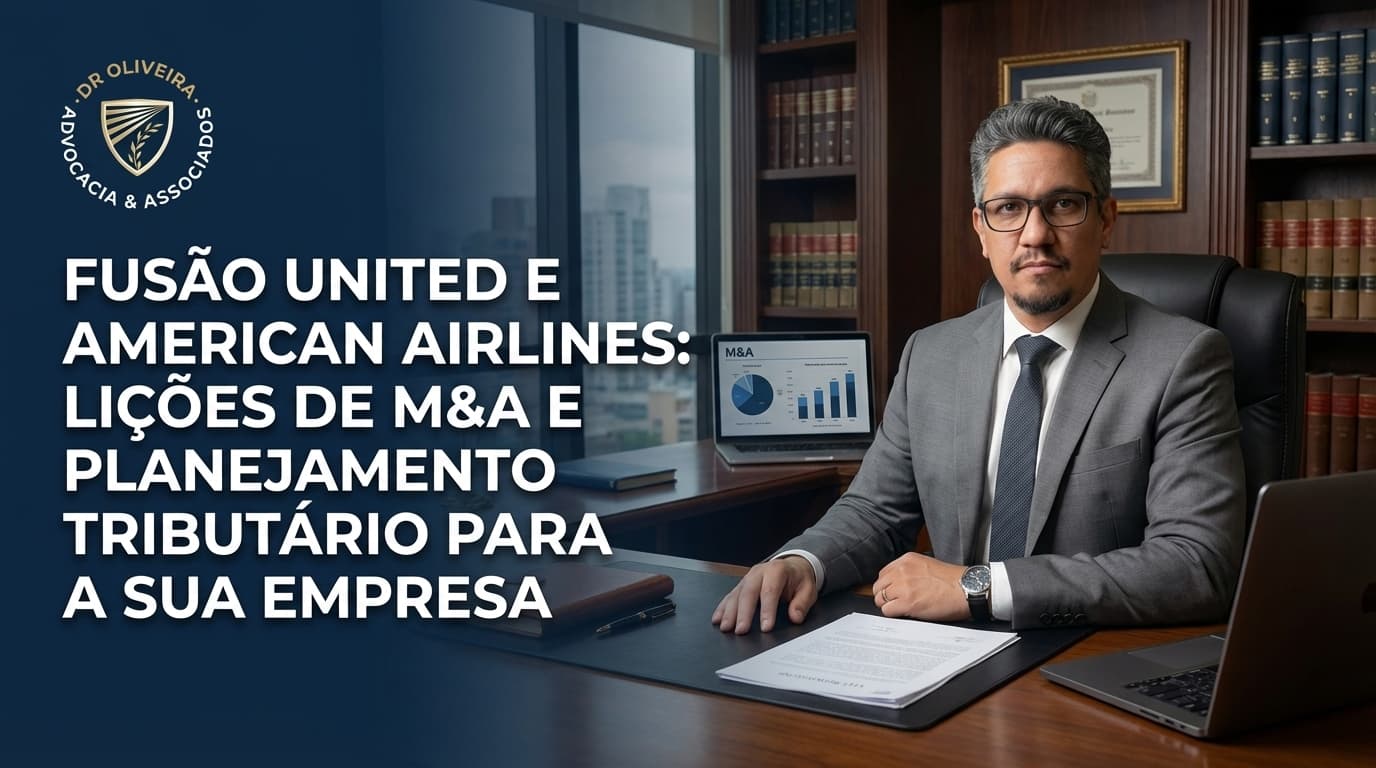 Fusão United e American Airlines: Lições de M&A e Planejamento Tributário para a sua Empresa