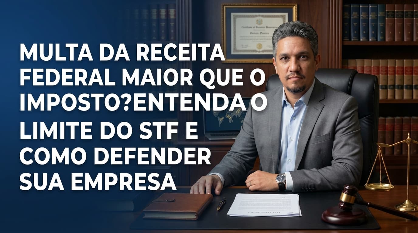 Multa da Receita Federal Maior que o Imposto? Entenda o Limite do STF e Como Defender Sua Empresa