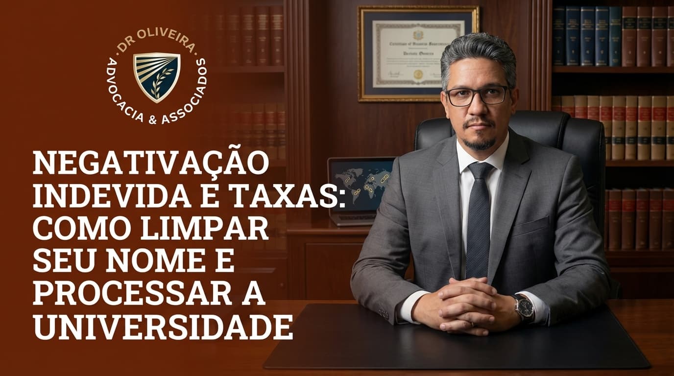 Negativação Indevida e Taxas Ilegais: Como Limpar Seu Nome e Processar a Universidade