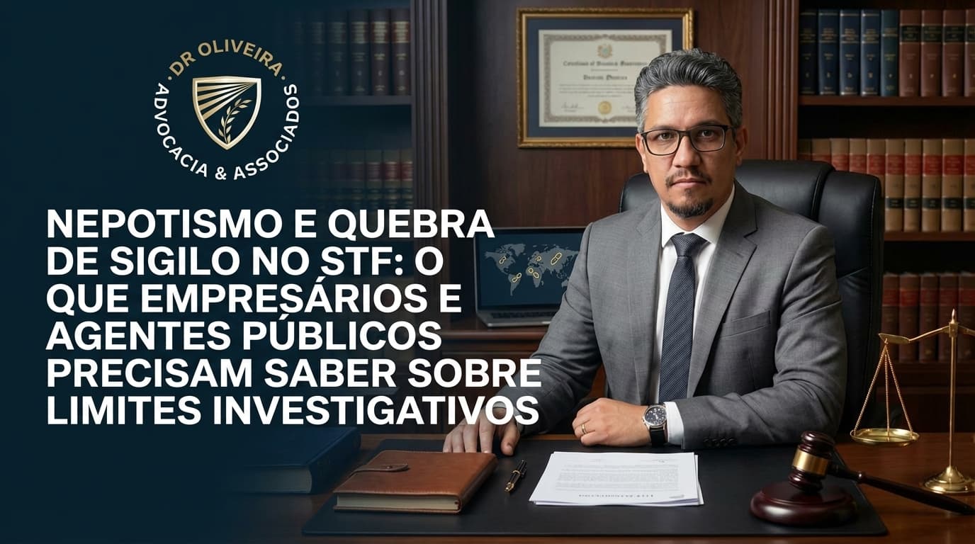 Nepotismo e Quebra de Sigilo no STF: O Que Empresários e Agentes Públicos Precisam Saber Sobre Limites Investigativos