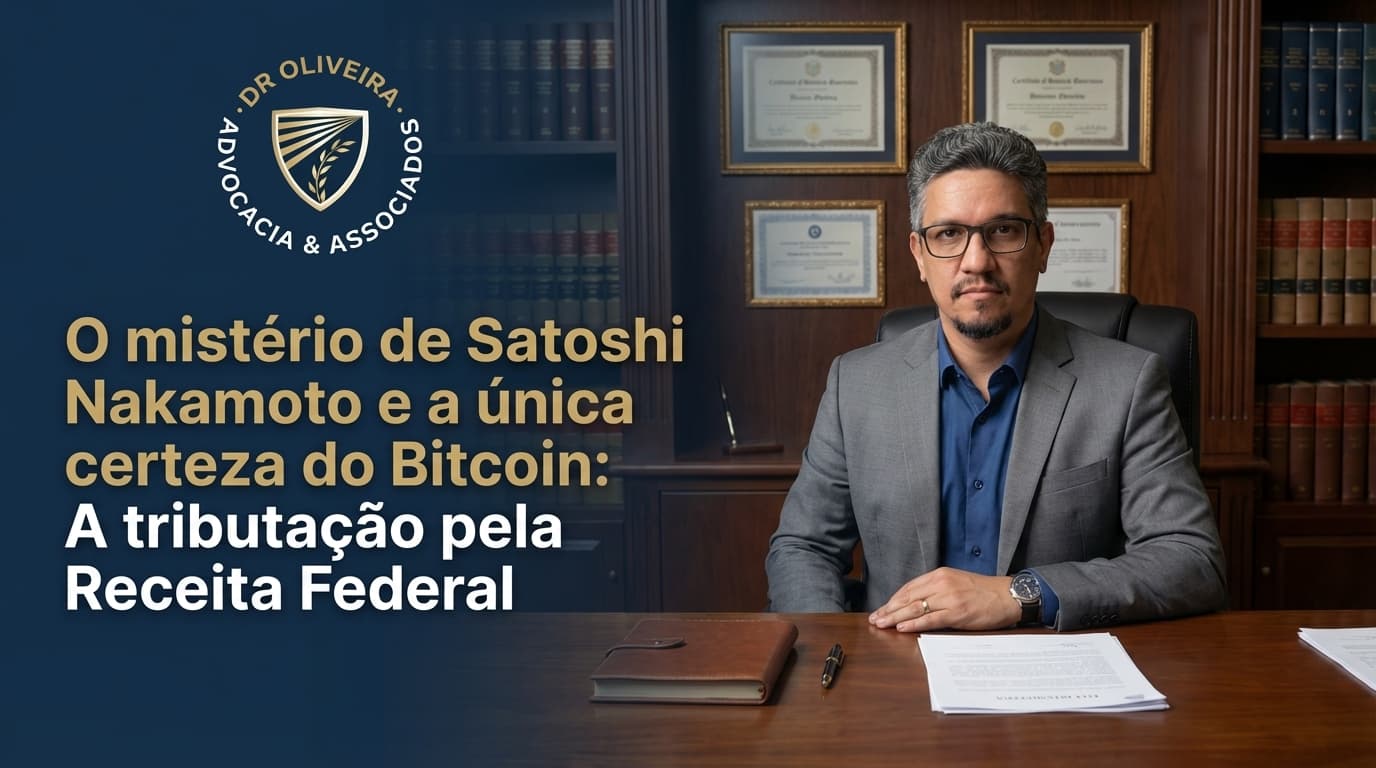 O mistério de Satoshi Nakamoto e a única certeza do Bitcoin: A tributação pela Receita Federal