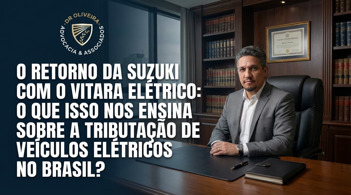 O Retorno da Suzuki com o Vitara Elétrico: O que isso nos ensina sobre a Tributação de Veículos Elétricos no Brasil?