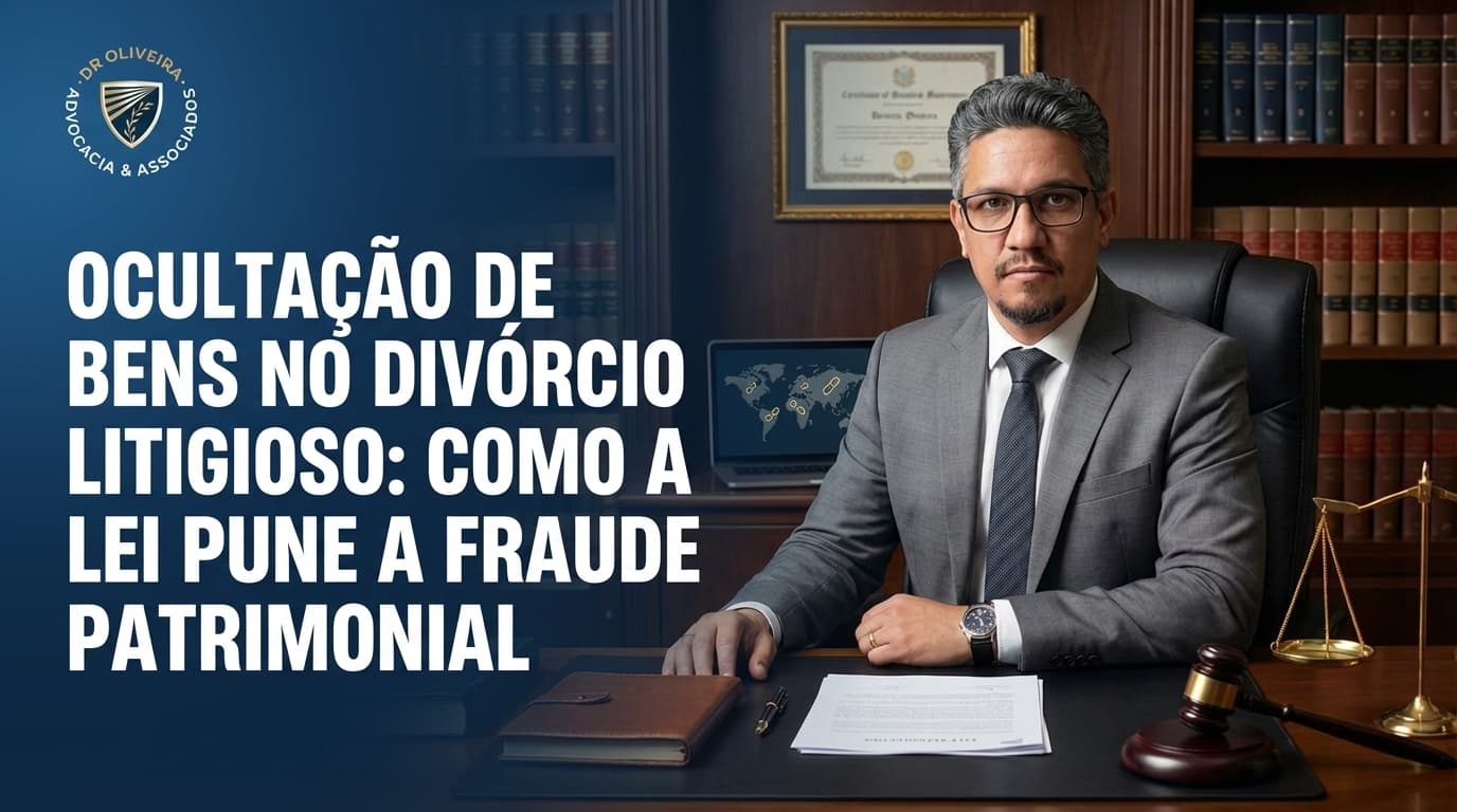 Ocultação de Bens no Divórcio Litigioso: Como a Lei Pune a Fraude Patrimonial
