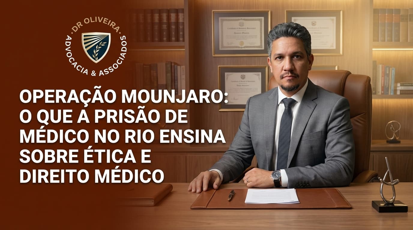 Operação Mounjaro: O que a Prisão de Médico no Rio Ensina sobre Ética e Direito Médico