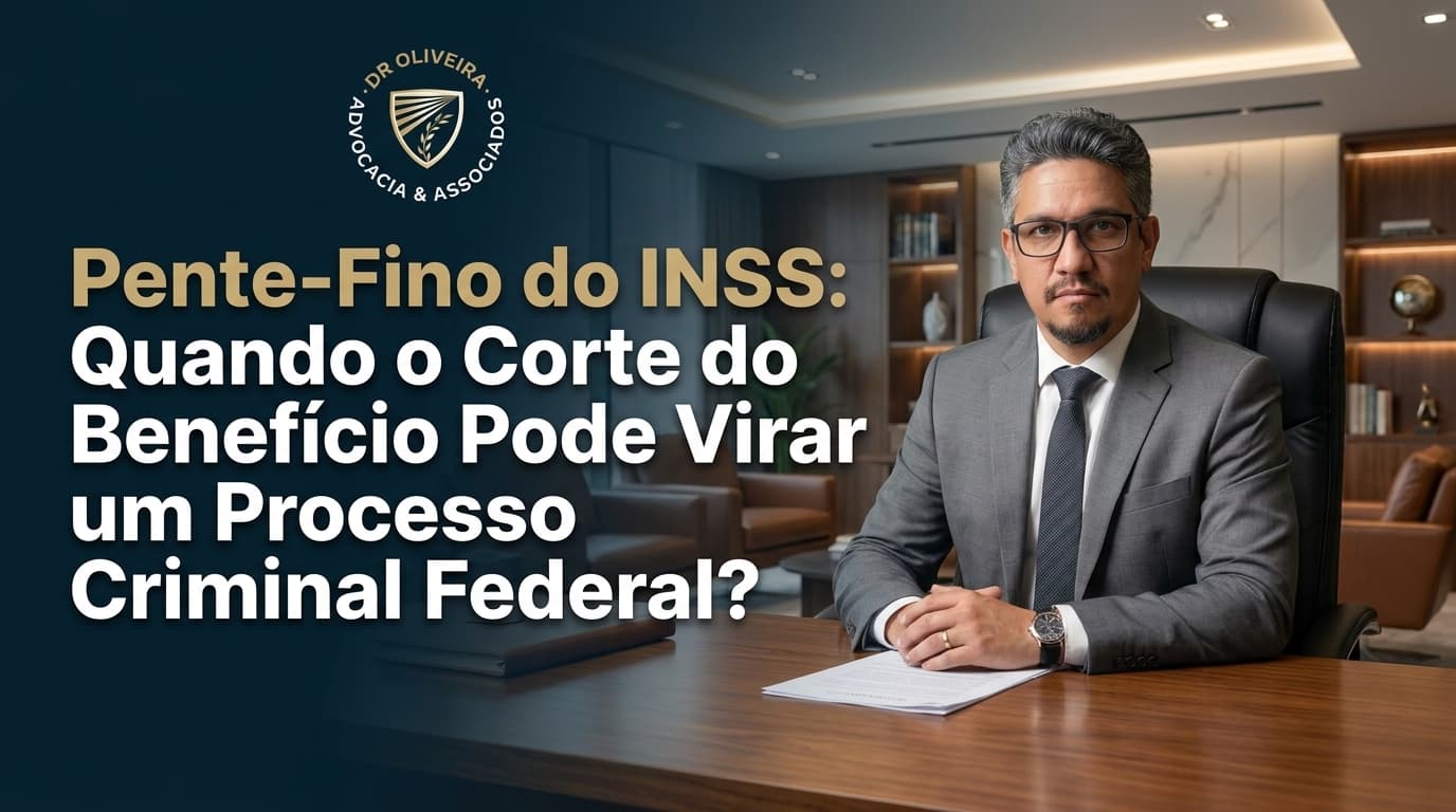 Pente-Fino do INSS: Quando o Corte do Benefício Pode Virar um Processo Criminal Federal?