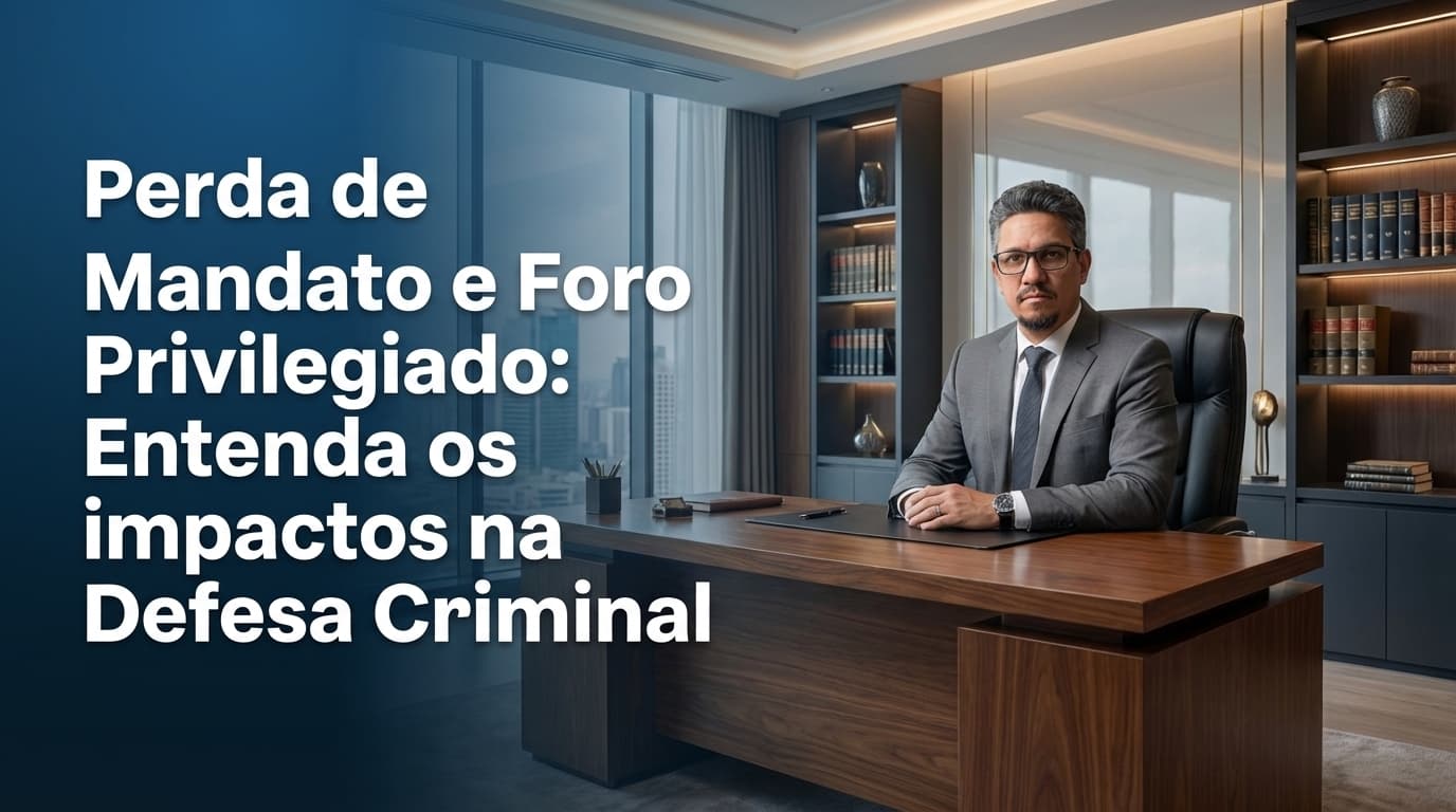 Perda de Mandato e Foro Privilegiado: Entenda os impactos na Defesa Criminal