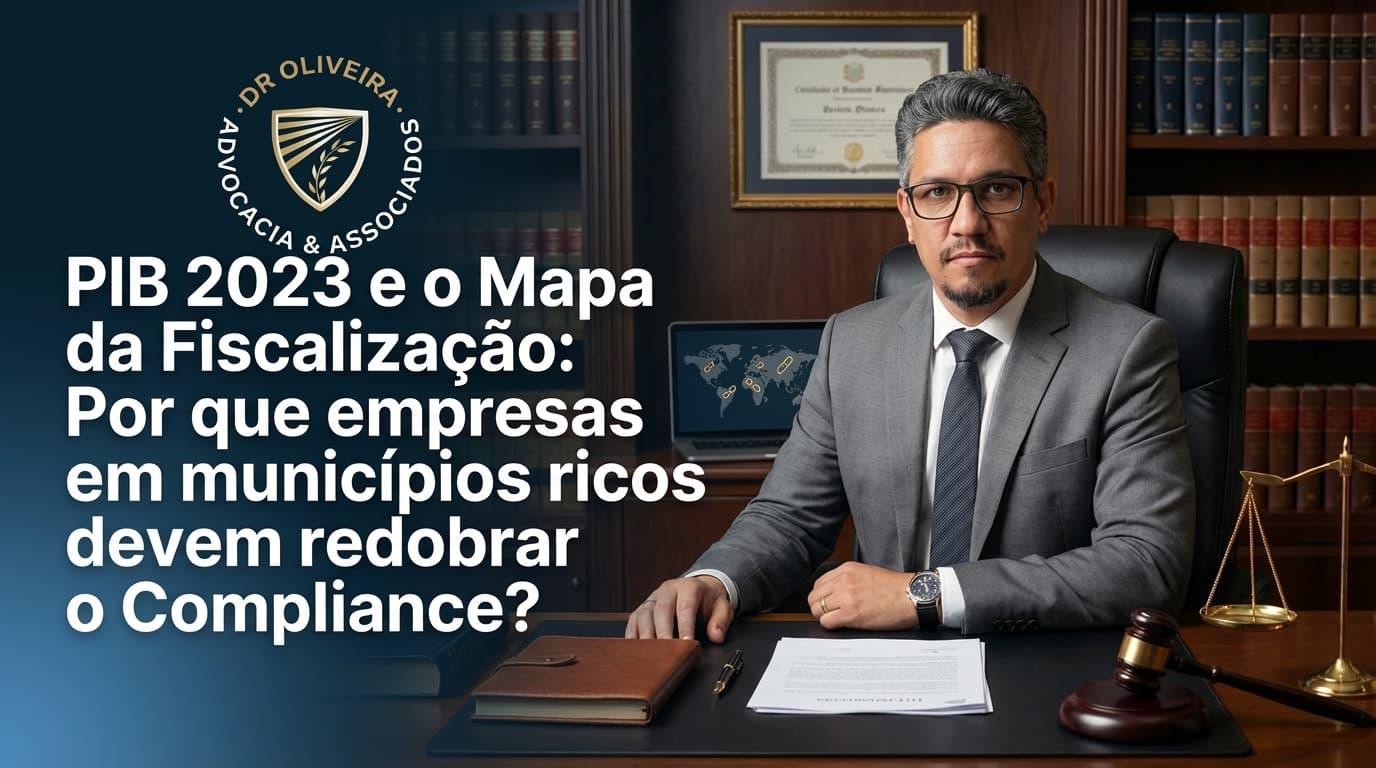 PIB 2023 e o Mapa da Fiscalização: Por que empresas em municípios ricos devem redobrar o Compliance?