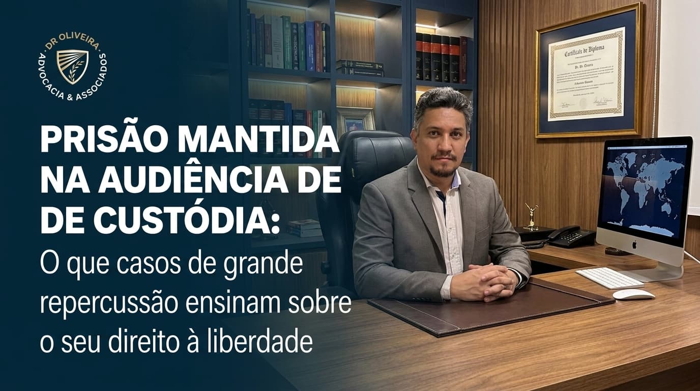Prisão Mantida na Audiência de Custódia: O que casos de grande repercussão ensinam sobre o seu direito à liberdade