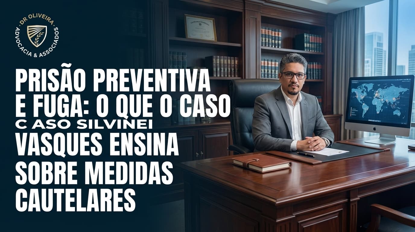 Prisão Preventiva e Fuga: O que o caso Silvinei Vasques ensina sobre Medidas Cautelares