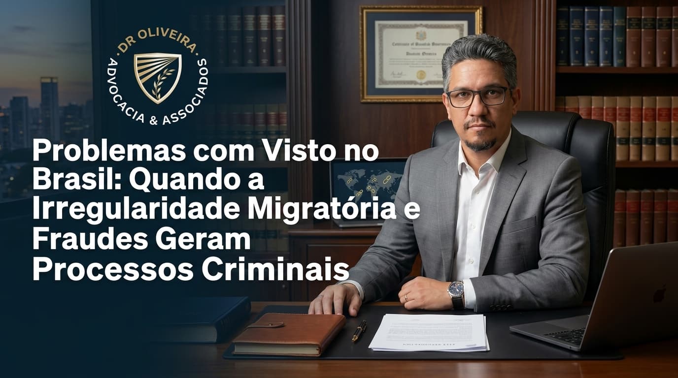 Problemas com Visto no Brasil: Quando a Irregularidade Migratória e Fraudes Geram Processos Criminais