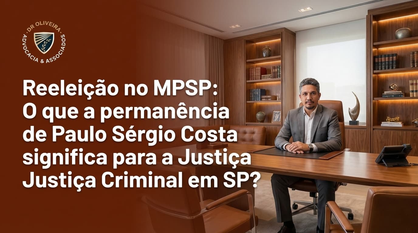 Reeleição no MPSP: O que a permanência de Paulo Sérgio Costa significa para a Justiça Criminal em SP?