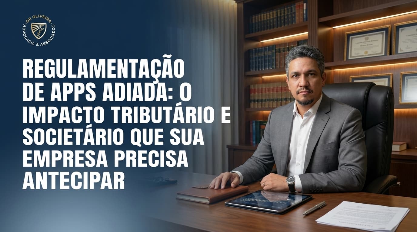 Regulamentação de Apps Adiada: O Impacto Tributário e Societário que sua Empresa Precisa Antecipar