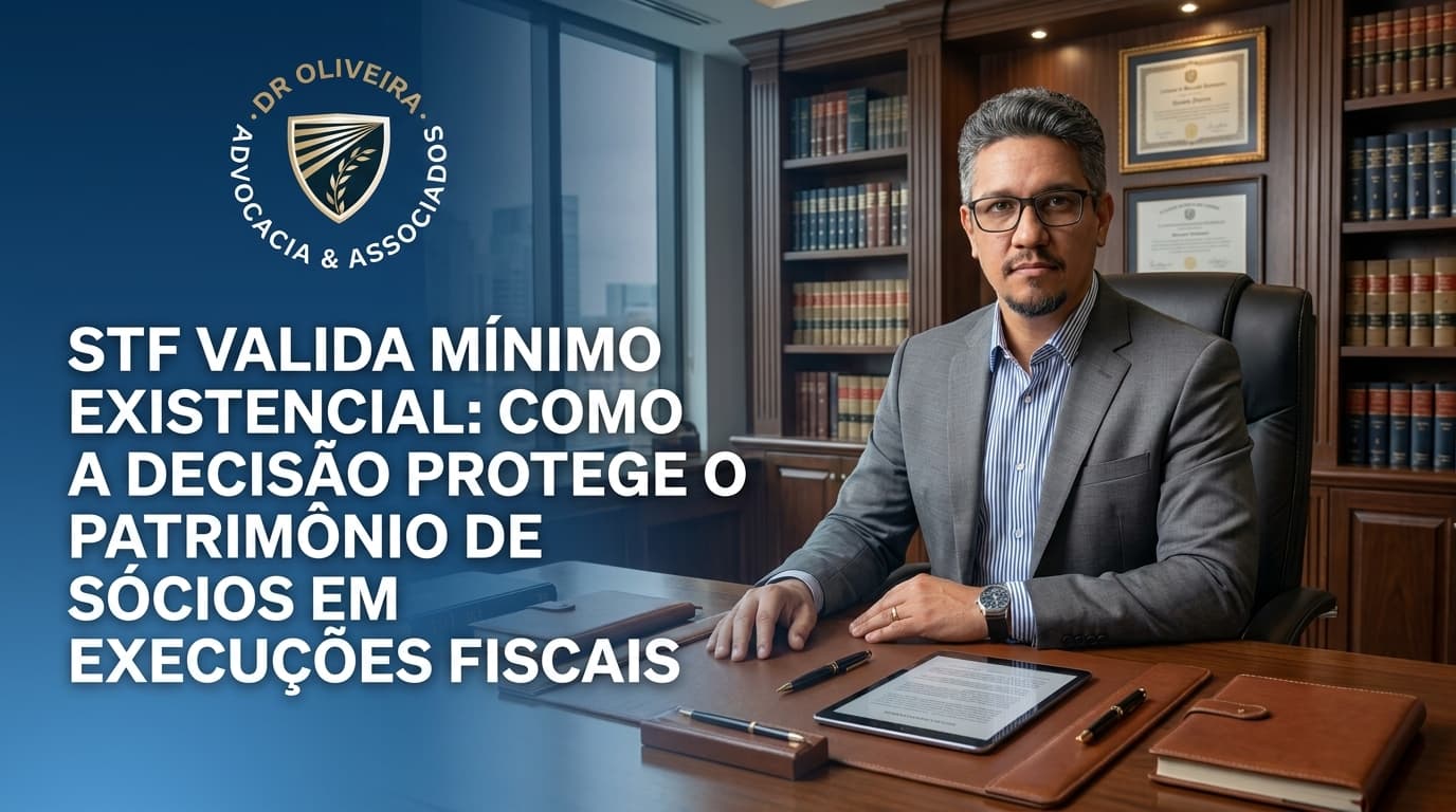 STF Valida Mínimo Existencial: Como a Decisão Protege o Patrimônio de Sócios em Execuções Fiscais