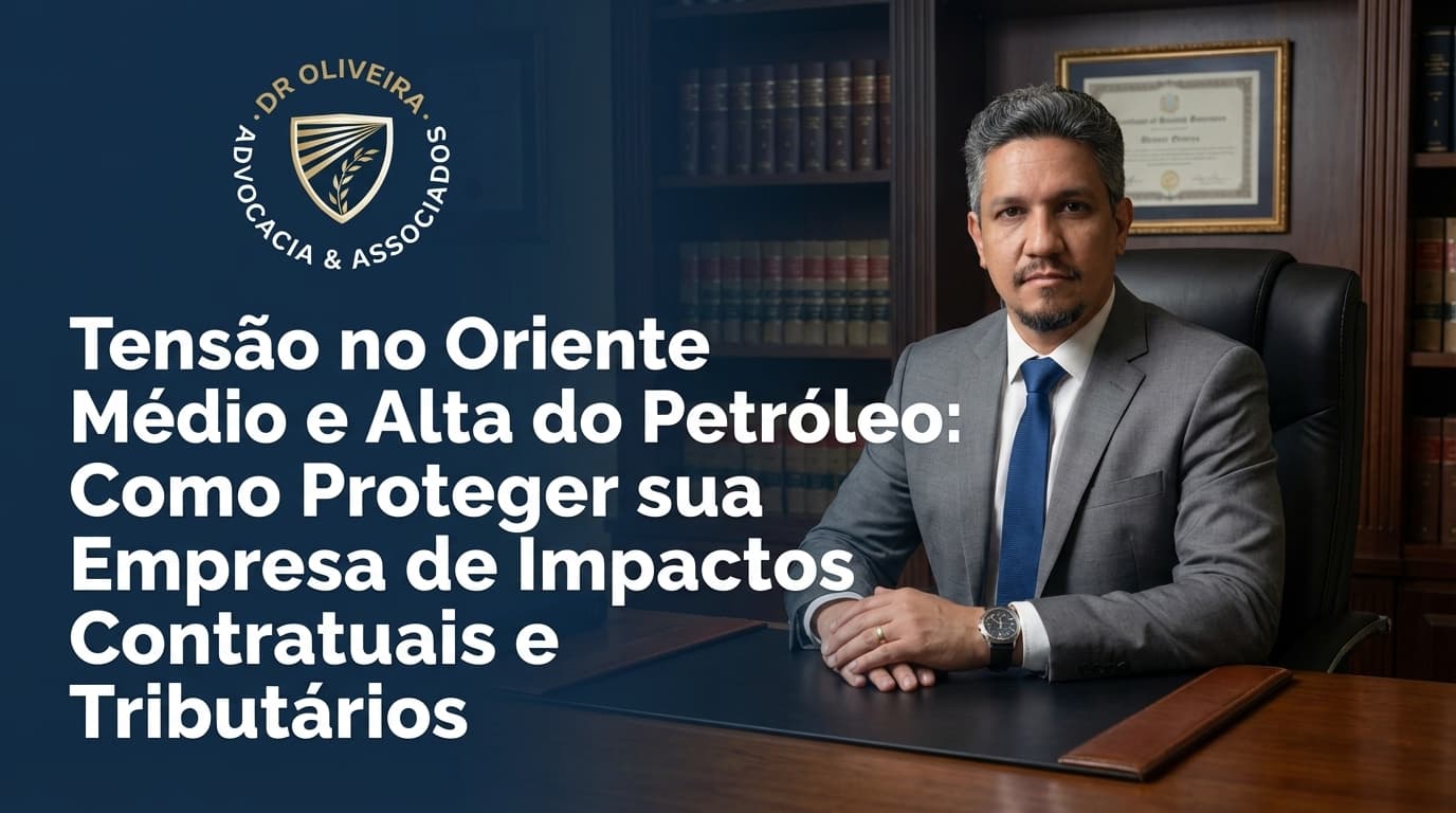 Tensão no Oriente Médio e Alta do Petróleo: Como Proteger sua Empresa de Impactos Contratuais e Tributários