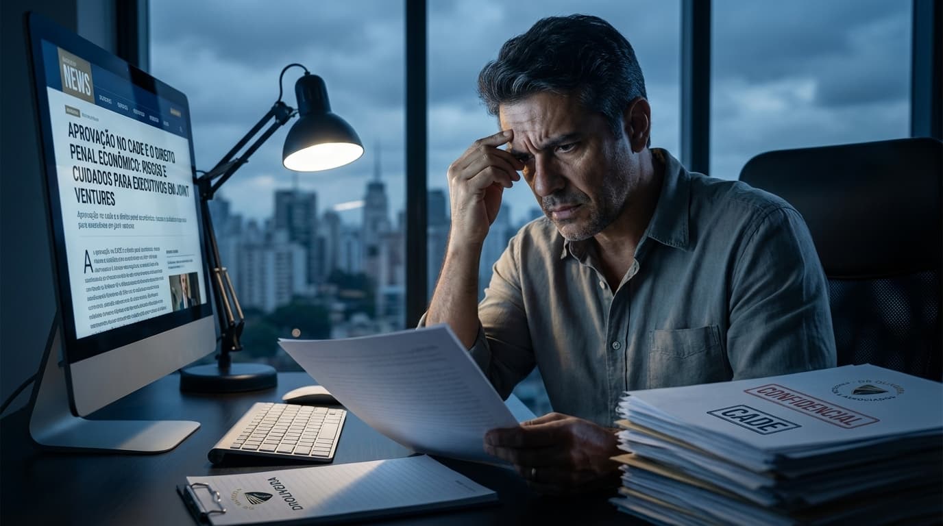 Aprovação no CADE e o Direito Penal Econômico: Riscos e Cuidados para Executivos em Joint Ventures